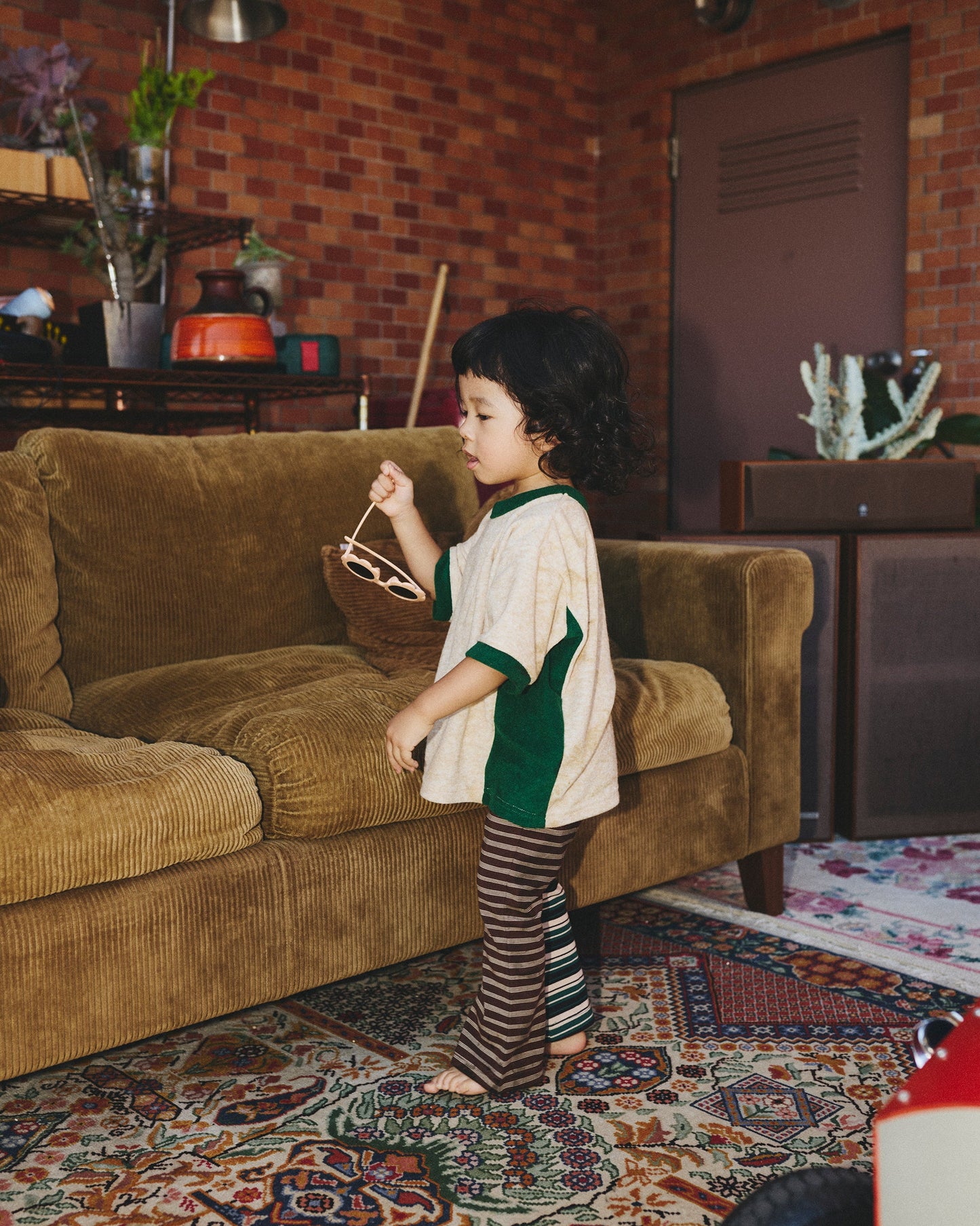 【予約商品】Mixed Stripe Flare Pants