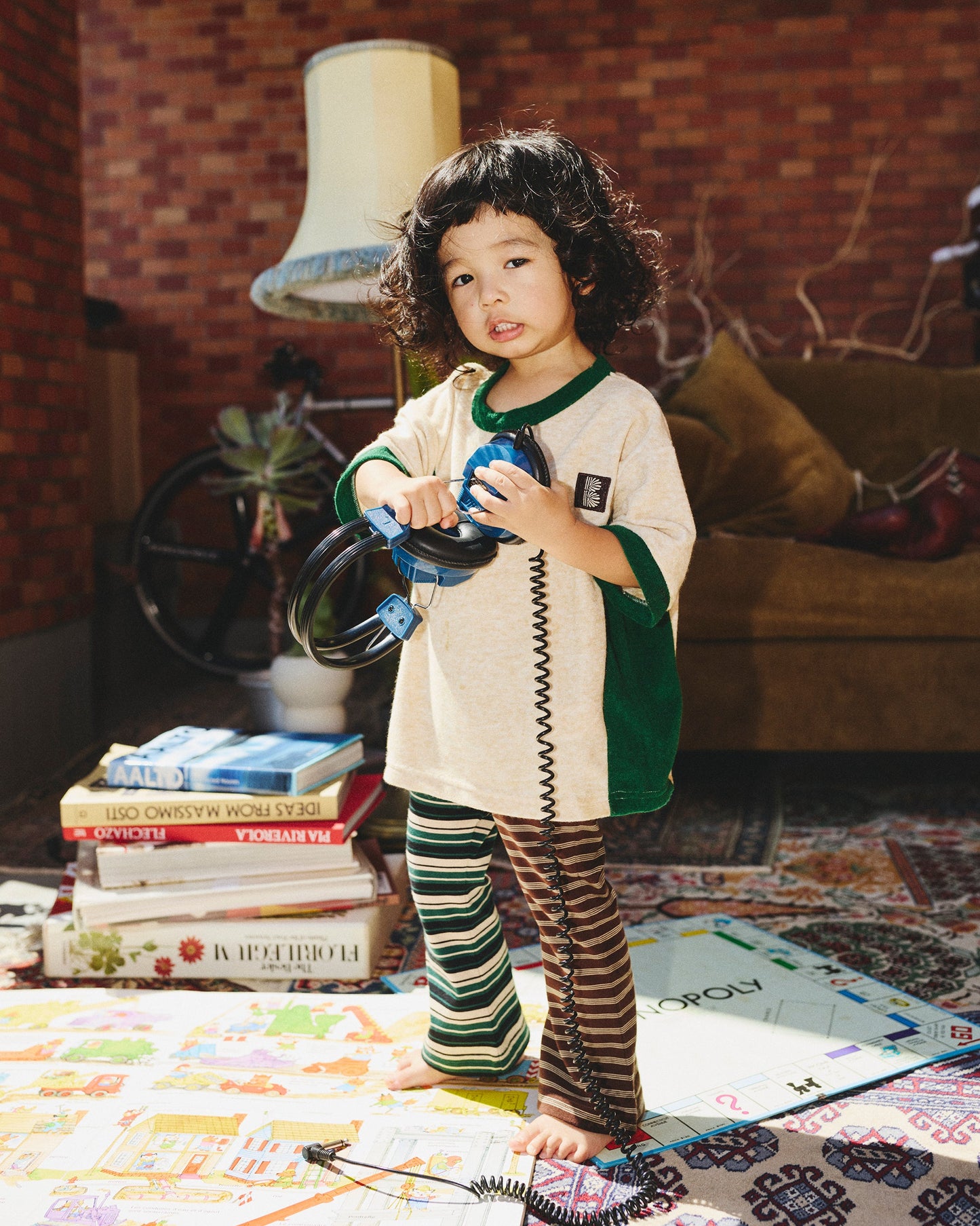 【予約商品】Mixed Stripe Flare Pants