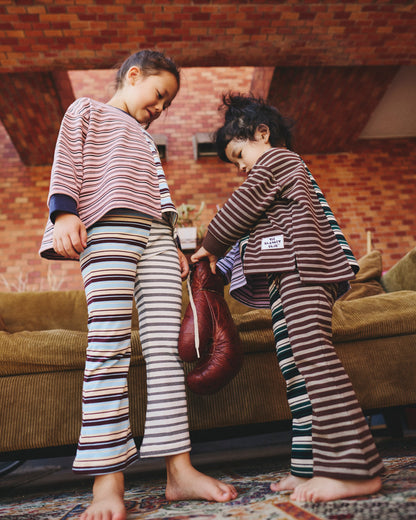 【予約商品】Mixed Stripe Flare Pants