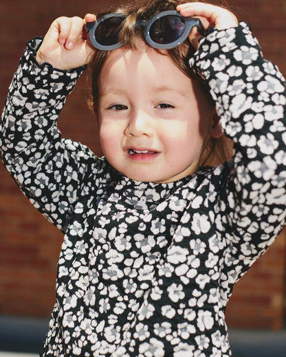 【予約商品】Cozy Pattern Cardigan (flower)