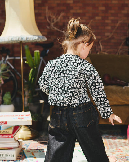 【予約商品】Cozy Pattern Cardigan (flower)
