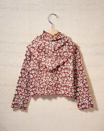 【予約商品】Cozy Pattern Cardigan (flower)