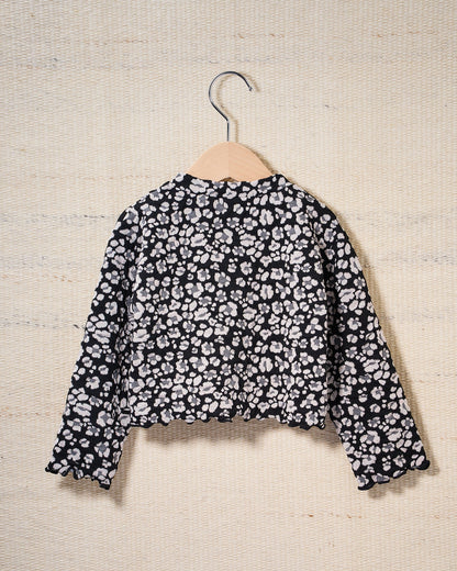 【予約商品】Cozy Pattern Cardigan (flower)