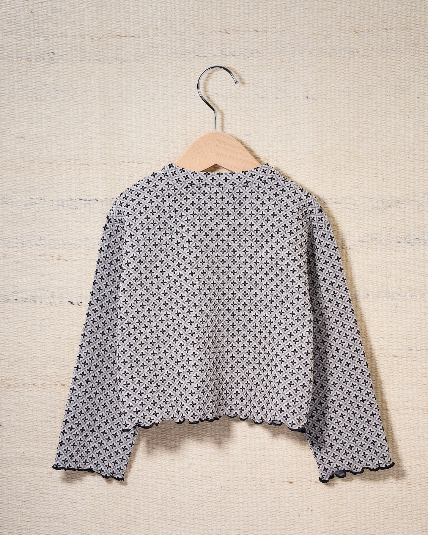 【予約商品】Cozy Pattern Cardigan (tile)